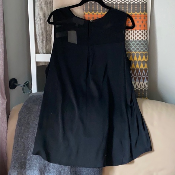 NWT $158 Classiques Entier Black Silk Blouse - Picture 3 of 4